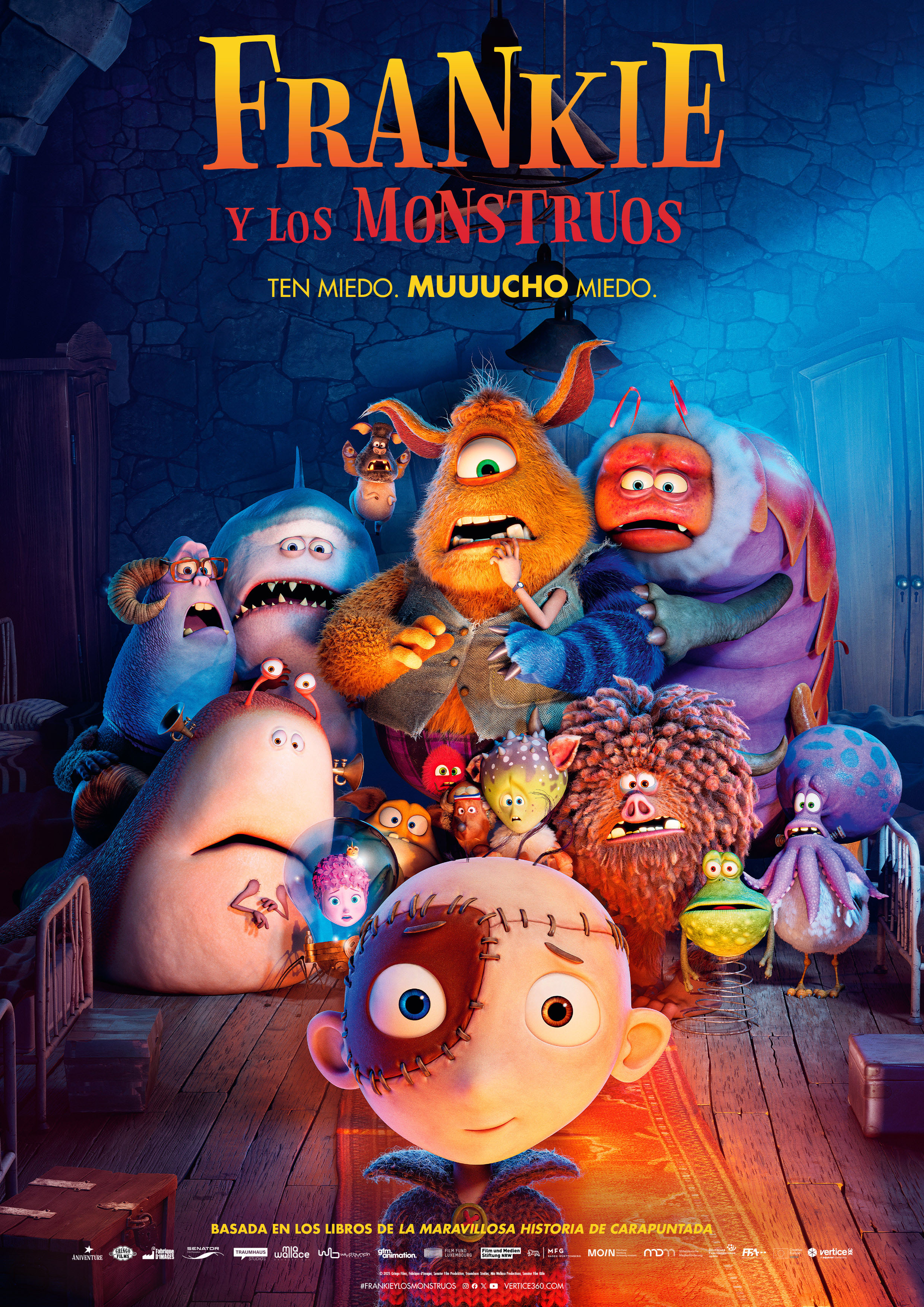 Póster Frankie y los monstruos 