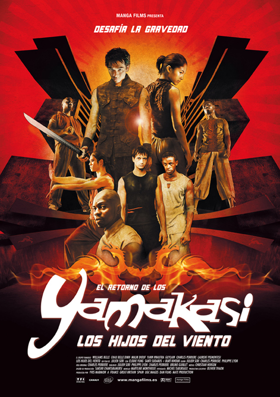 Póster El Retorno De Los Yamakasi:  Los Hijos Del Viento