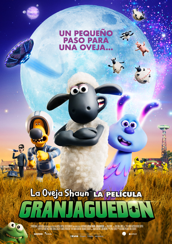 Póster La Oveja Shaun, La Película:  Granjaguedón